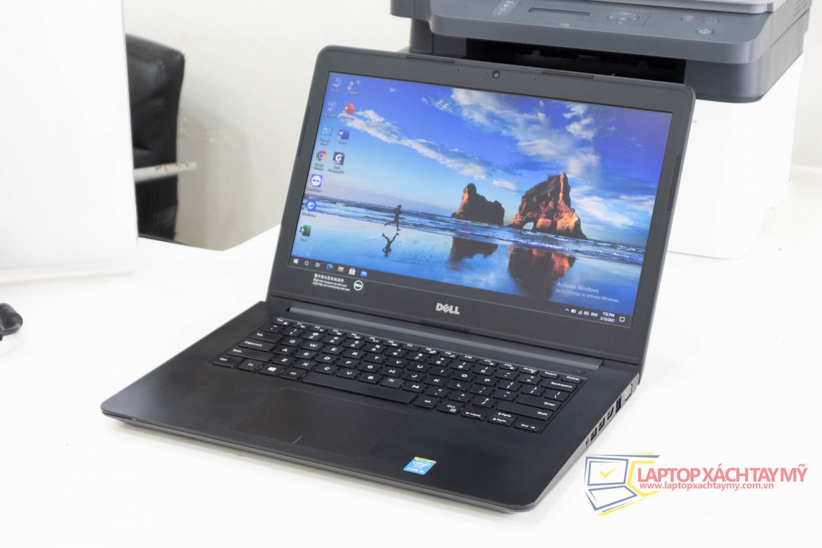 Dell Latitude 3450 laptop cu tp hcm, laptop van phong hoc sinh sinh vien 3450 Core I5-5200U, Ram 4GB, SSD 128, 14 Inches