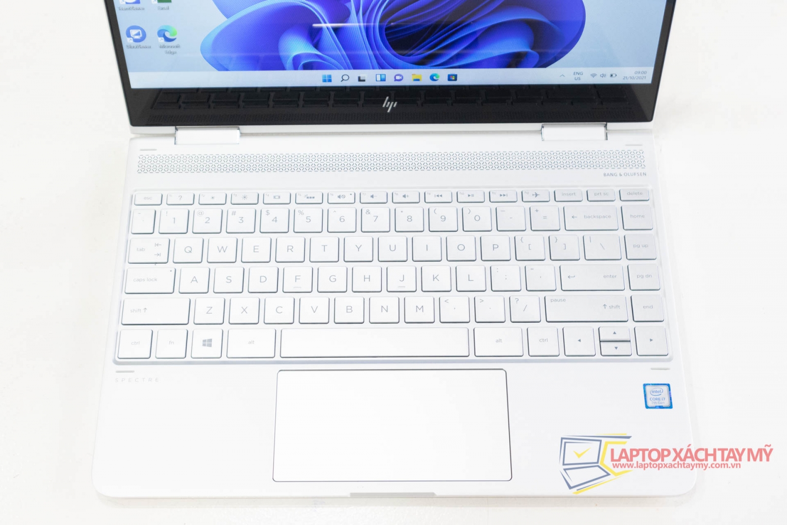 Laptop cũ tp HCM giá tốt, Laptop doanh nhân cao cấp siêu mỏng nhẹ HP SPECTRE Notebook 13 i7 7500U, 16Gb Ram, 512Gb SSD, Xoay 360, Màn hình cảm ứng Full HD