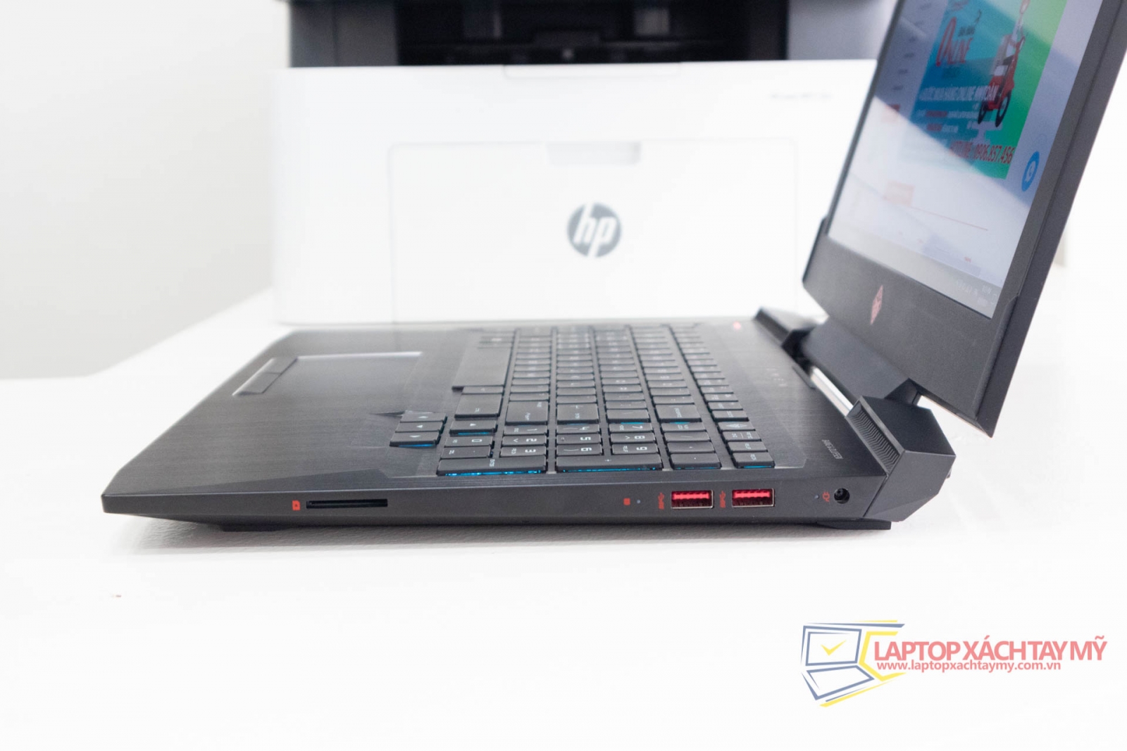 HP OMEN 15 Laptop Gaming Core i7 8th 8750H, Ram 16G, SSD 256G, HDD 1TB, GTX 1050Ti 4G