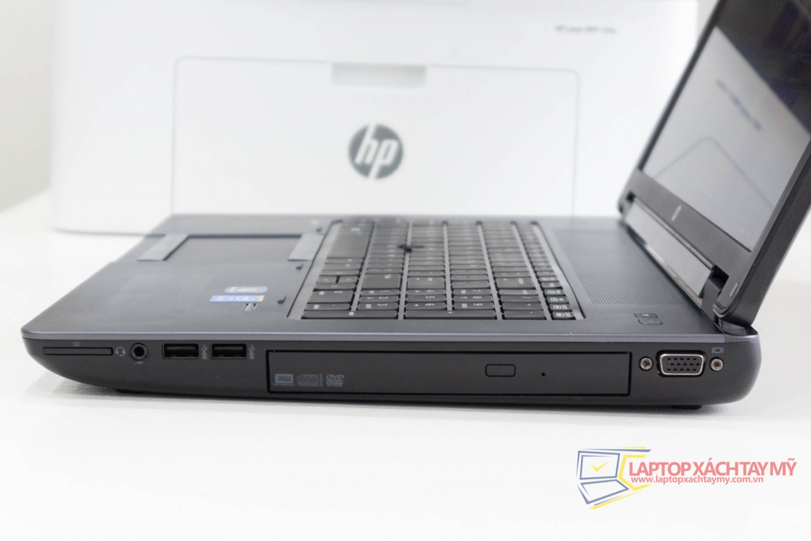 Laptop cũ tp HCM đồ họa chuyên nghiệp HP Zbook 17 G2 Core I7-4810MQ, Ram 8GB, SSD 256GB, K3100M, 17.3 In