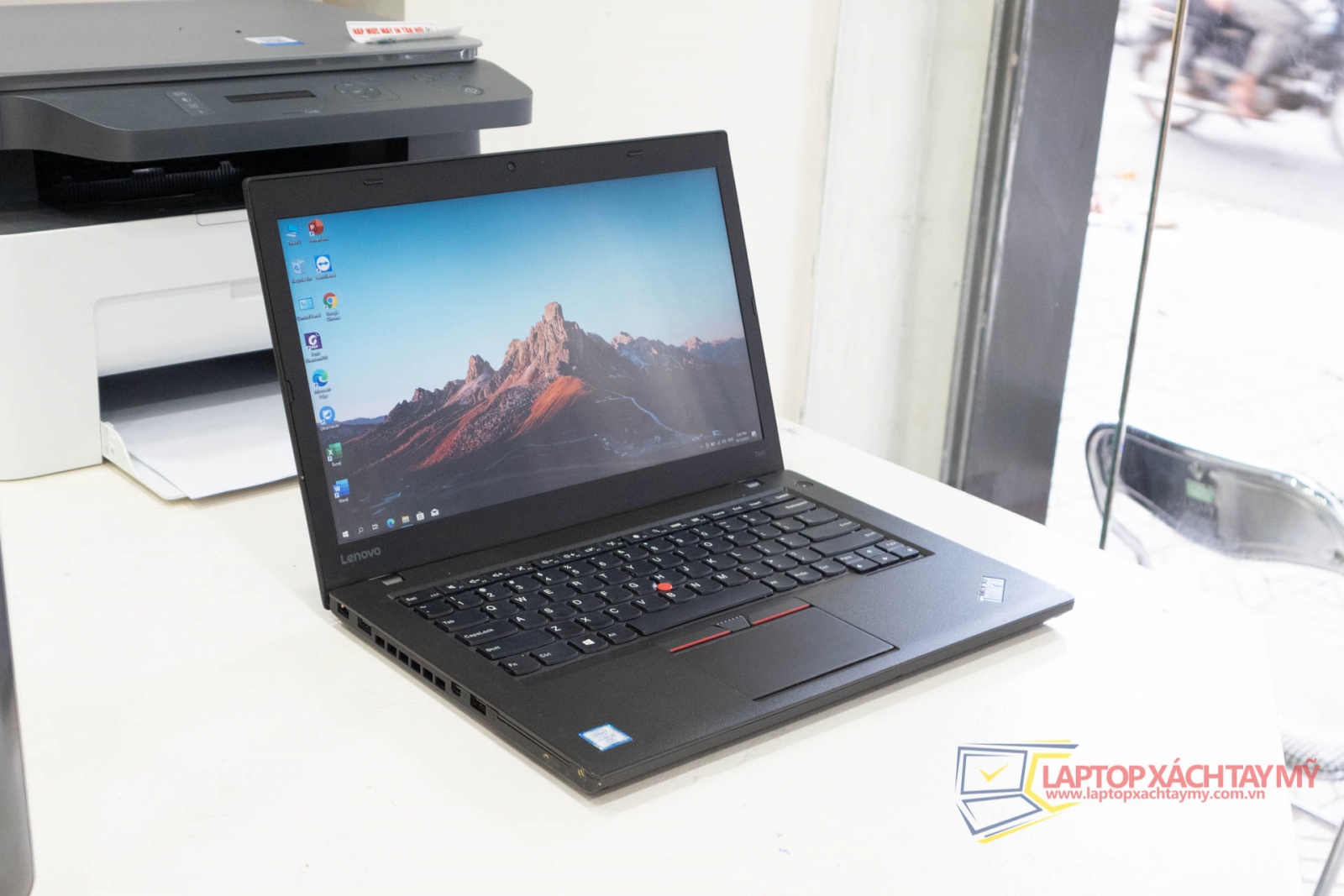 Laptop cũ tp HCM giá rẻ laptop Lenovo Thinkpad T460 Core I5-6300U, Ram 8GB, SSD 256, 14.0 In